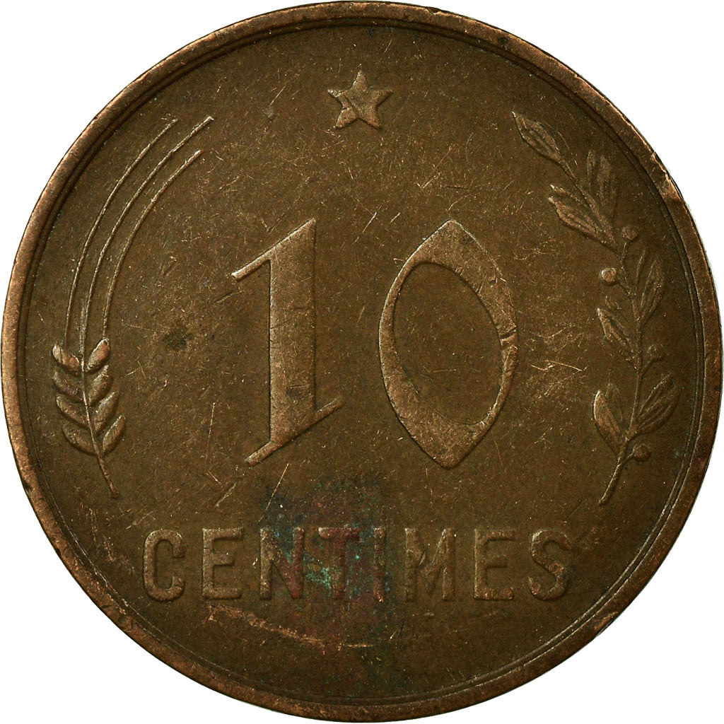 Coin, Luxembourg, Charlotte, 10 Centimes, 1930, VF(30-35), Bronze, KM:41
