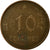 Moneda, Luxemburgo, Charlotte, 10 Centimes, 1930, BC+, Bronce, KM:41