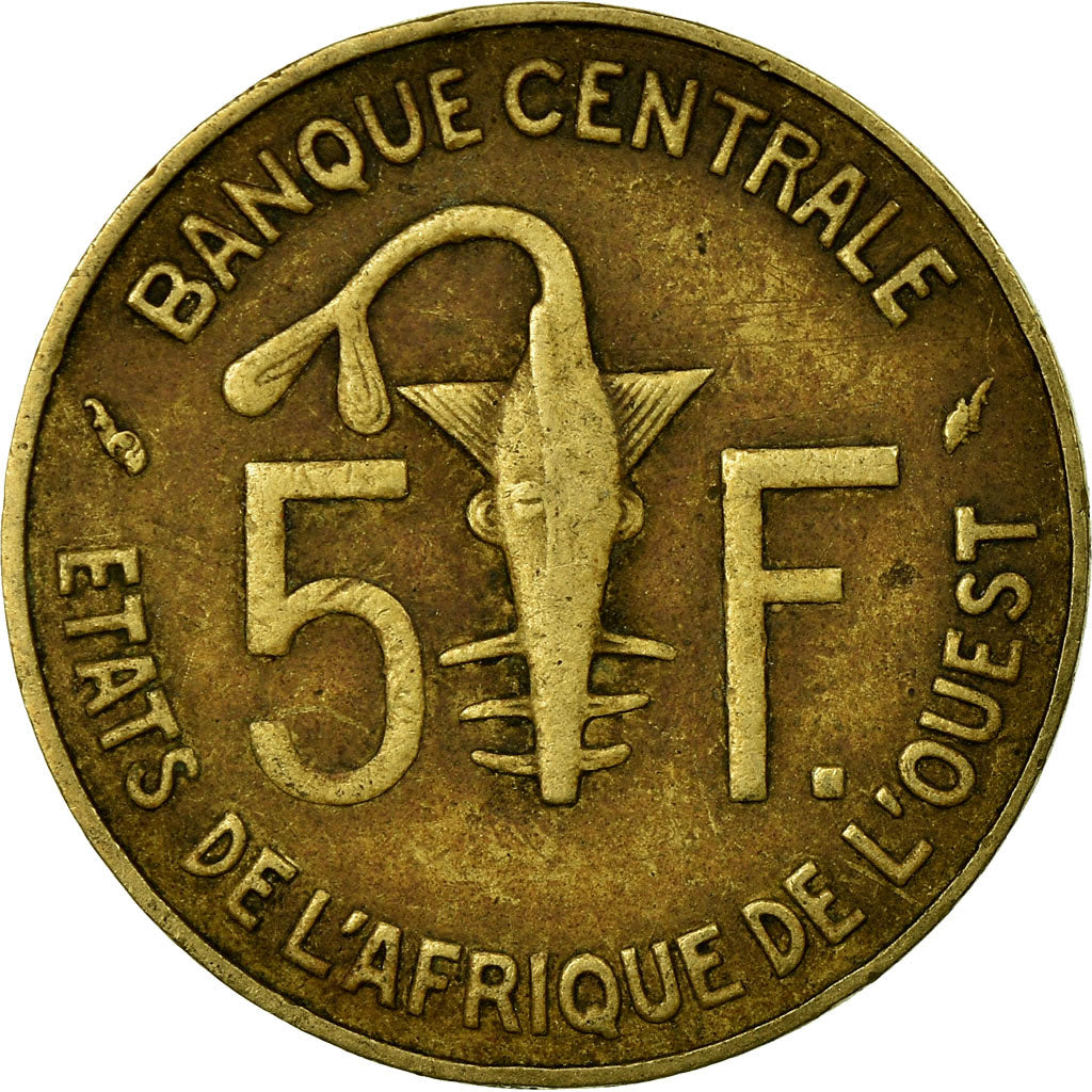 Munten, West Afrikaanse Staten, 5 Francs, 1978, ZF, Aluminum-Nickel-Bronze
