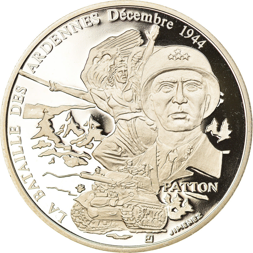 Francja, Medal, La Bataille Des Ardennes - Décembre 1944 - Patton, Polityka