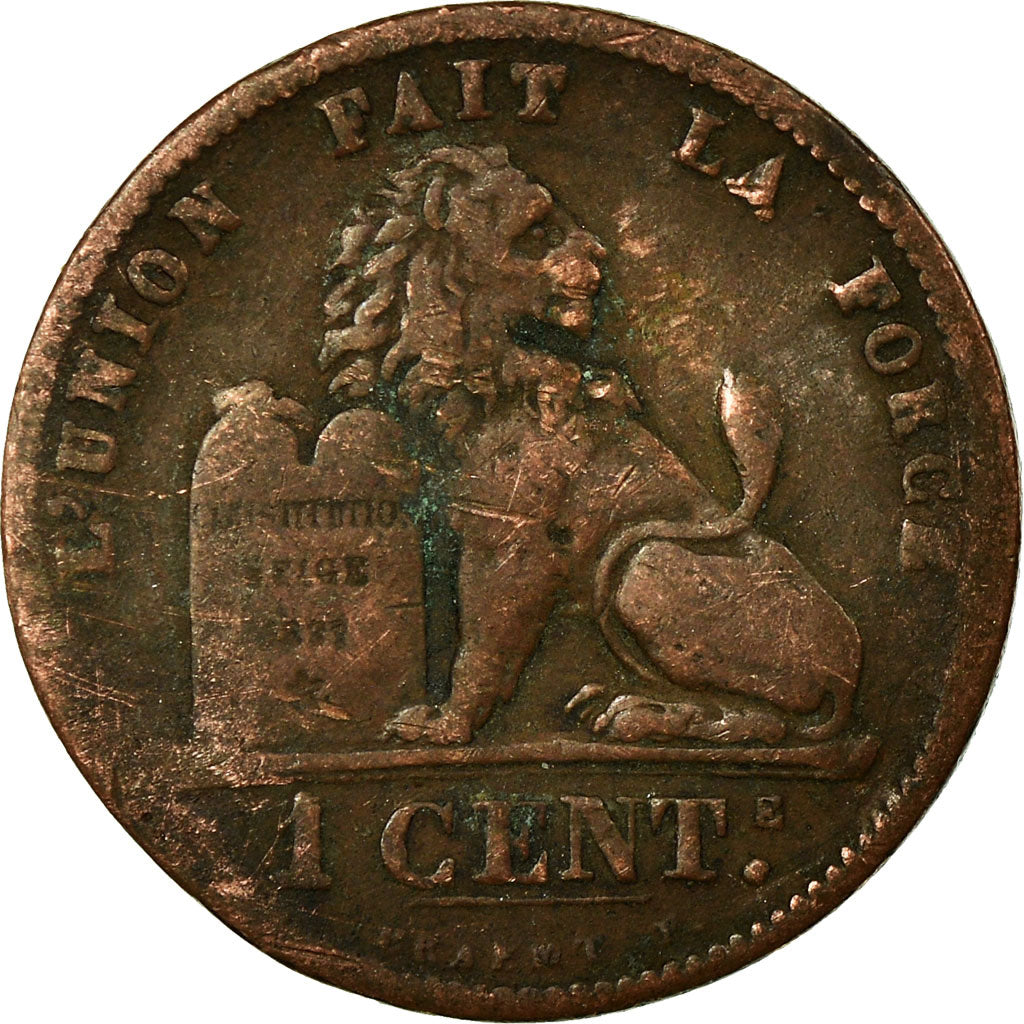 Coin, Belgium, Leopold II, Centime, 1873, VF(20-25), Copper, KM:33.1