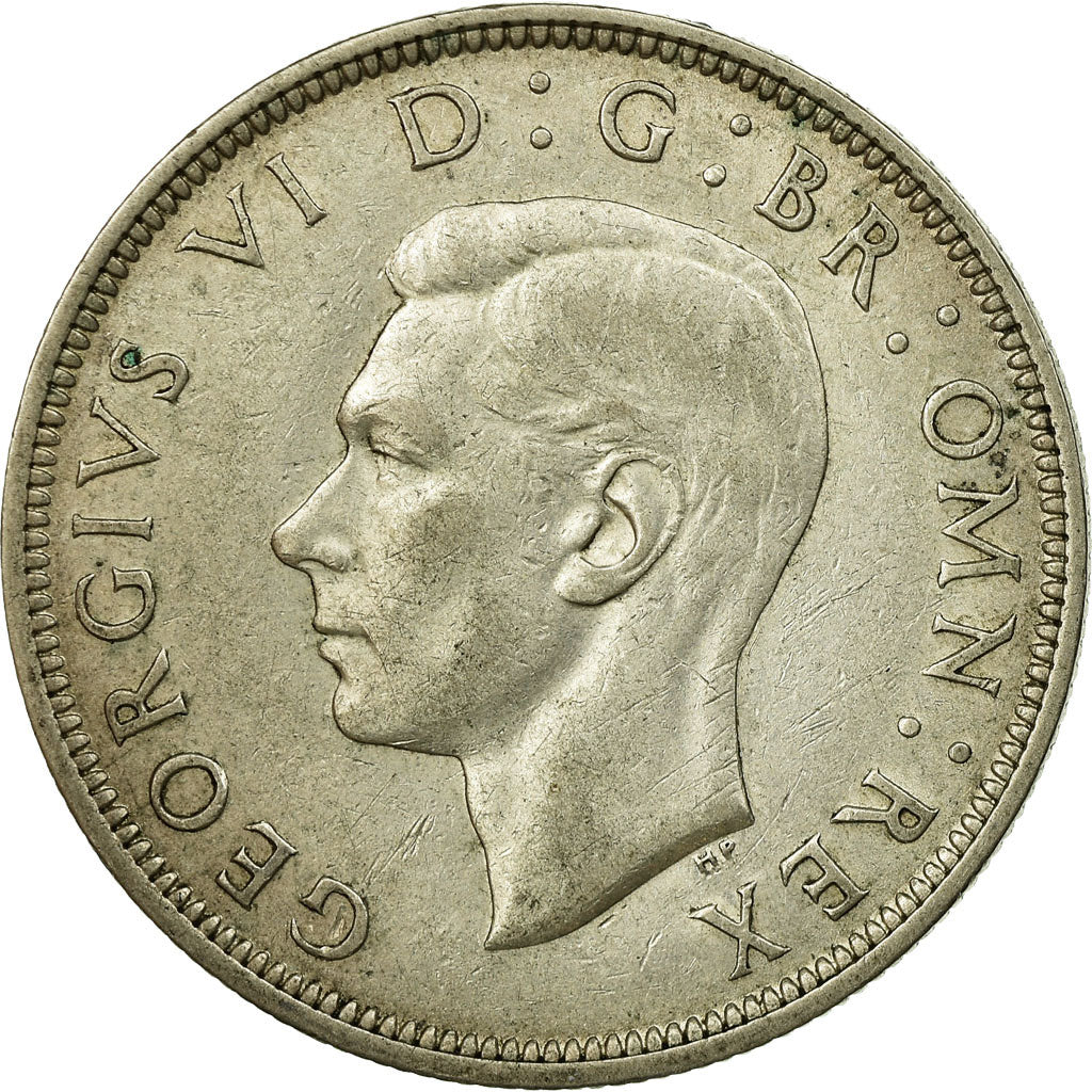 Coin, Great Britain, George VI, 1/2 Crown, 1942, EF(40-45), Silver, KM:856