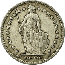 Coin, Switzerland, Franc, 1908, Bern, EF(40-45), Silver, KM:24