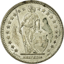 Coin, Switzerland, Franc, 1957, Bern, EF(40-45), Silver, KM:24