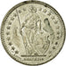 Coin, Switzerland, Franc, 1957, Bern, EF(40-45), Silver, KM:24