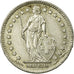 Coin, Switzerland, Franc, 1959, Bern, EF(40-45), Silver, KM:24