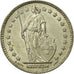 Coin, Switzerland, Franc, 1961, Bern, EF(40-45), Silver, KM:24