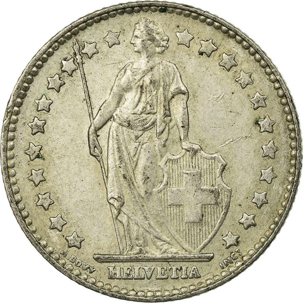 Moneta, Svizzera, Franc, 1961, Bern, BB, Argento, KM:24
