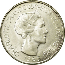 Coin, Luxembourg, Charlotte, 100 Francs, 1963, AU(55-58), Silver, KM:52