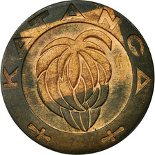 Coin, Katanga, 5 Francs, 1961, EF(40-45), Bronze, KM:2