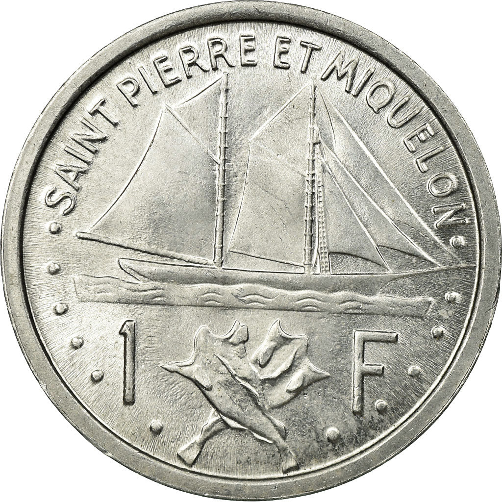Coin, SAINT PIERRE & MIQUELON, Franc, 1948, Paris, AU(55-58), Aluminum, KM:1