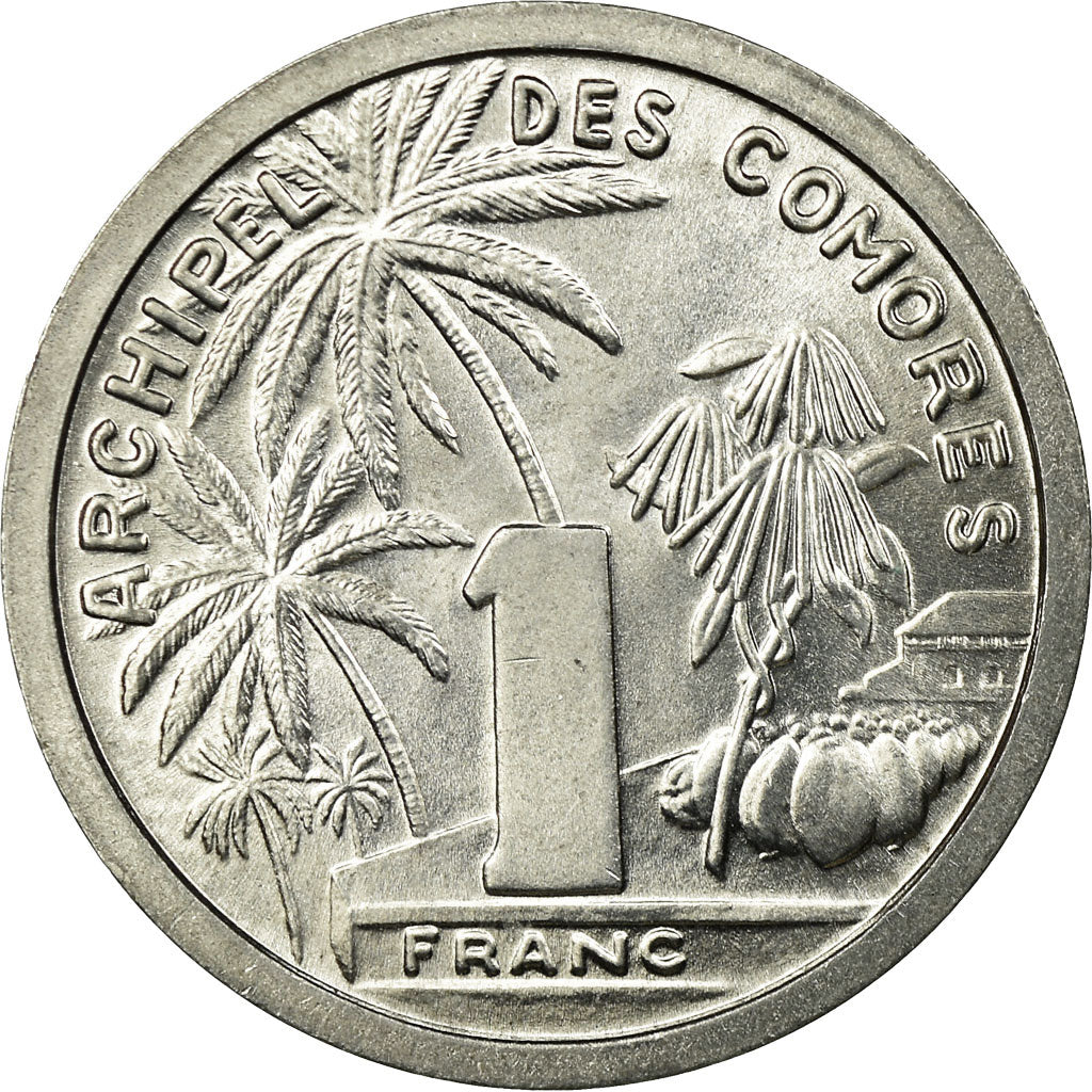 Coin, Comoros, Franc, 1964, Paris, AU(55-58), Aluminum, KM:4