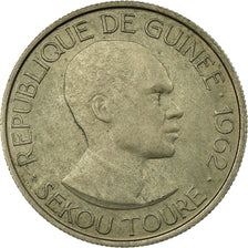 Coin, Guinea, 5 Francs, 1962, EF(40-45), Copper-nickel, KM:5
