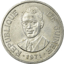 Coin, Guinea, Syli, 1971, EF(40-45), Aluminum, KM:43