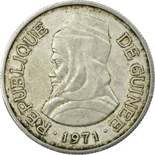 Coin, Guinea, 5 Sylis, 1971, EF(40-45), Aluminum, KM:45