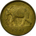 Coin, Belgian Congo, 2 Francs, 1947, VF(30-35), Brass, KM:28