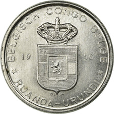 Moneta, Congo belga, RUANDA-URUNDI, 5 Francs, 1956, BB, Alluminio, KM:3
