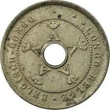Moeda, Congo Belga, 5 Centimes, 1911, EF(40-45), Cobre-níquel, KM:17