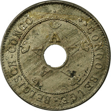 Coin, Belgian Congo, 10 Centimes, 1911, Heaton, EF(40-45), Copper-nickel, KM:18