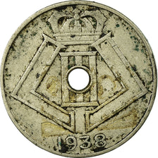 Coin, Belgium, 5 Centimes, 1938, VF(30-35), Nickel-brass, KM:110.1