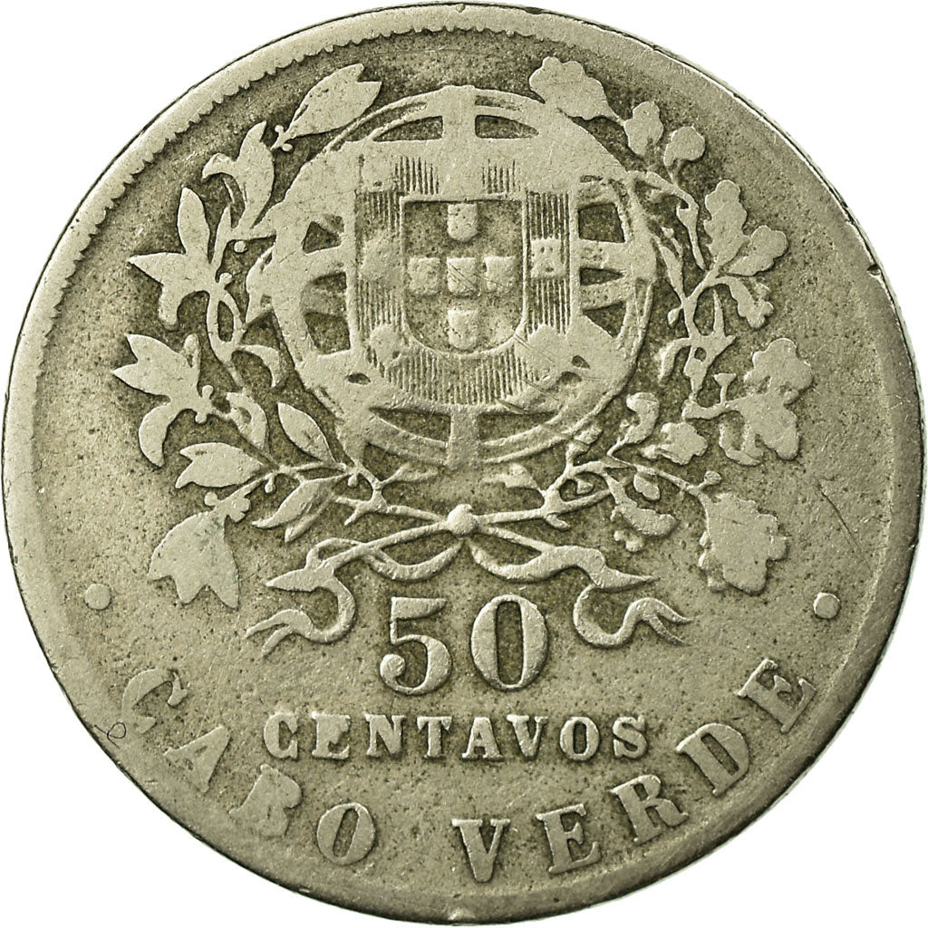 Coin, Cape Verde, 50 Centavos, 1930, VF(20-25), Nickel-Bronze, KM:4