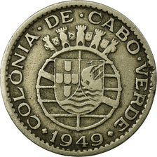 Coin, Cape Verde, Escudo, 1949, VF(30-35), Nickel-Bronze, KM:7