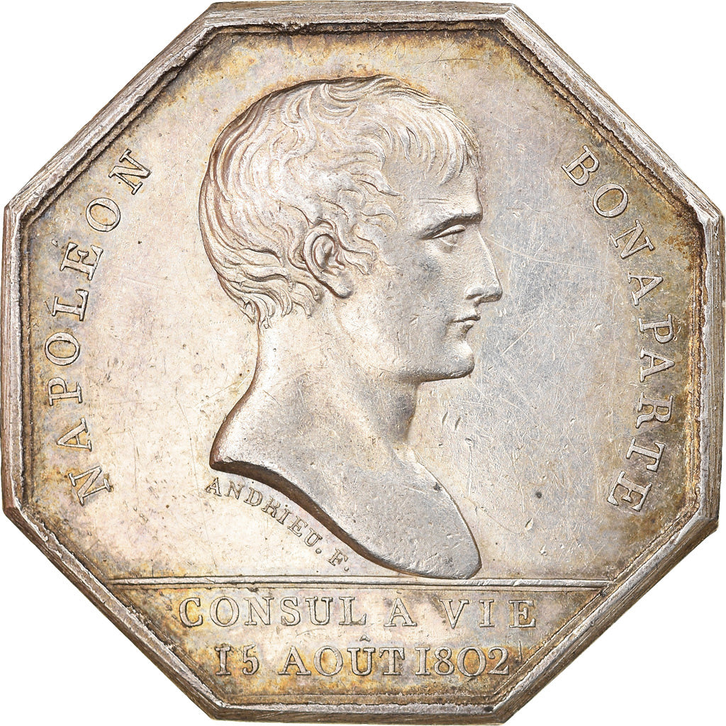 Frankreich, Medaille, Savings Bank, Napoleon I, Caisse d'Escompte du Commerce