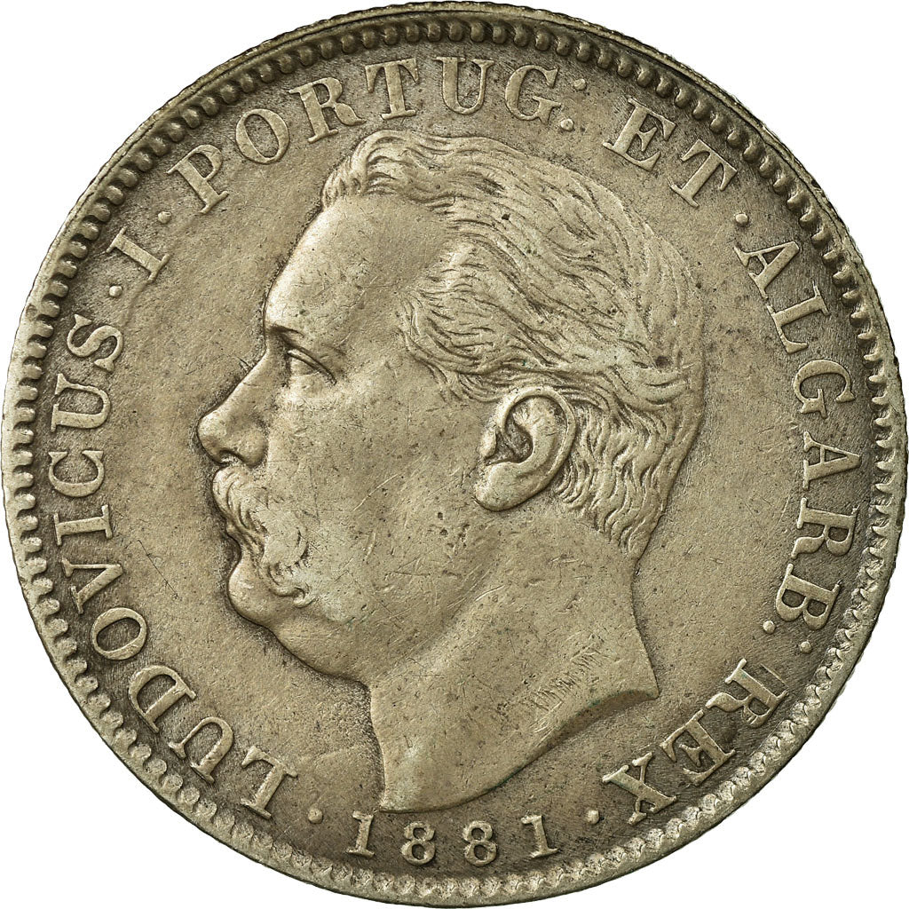 Monnaie, INDIA-PORTUGUESE, GOA, Luiz I, Rupia, 1881, TTB, Argent, KM:312