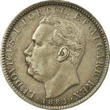 Monnaie, INDIA-PORTUGUESE, GOA, Luiz I, Rupia, 1881, TTB, Argent, KM:312