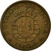 Coin, INDIA-PORTUGUESE, 30 Centavos, 1958, EF(40-45), Bronze, KM:31