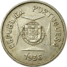 Coin, INDIA-PORTUGUESE, 1/2 Rupia, 1936, EF(40-45), Silver, KM:23
