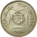 Coin, INDIA-PORTUGUESE, 1/2 Rupia, 1936, EF(40-45), Silver, KM:23