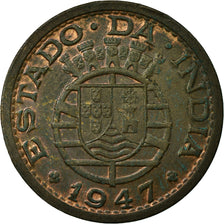 Moneta, INDIE-PORTUGALSKIE, Tanga, 60 Reis, 1947, EF(40-45), Bronze, KM:24