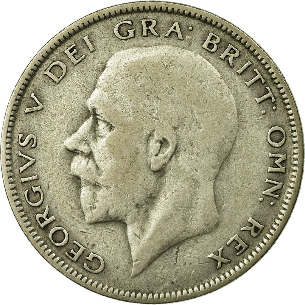 Coin, Great Britain, George V, 1/2 Crown, 1928, VF(20-25), Silver, KM:835