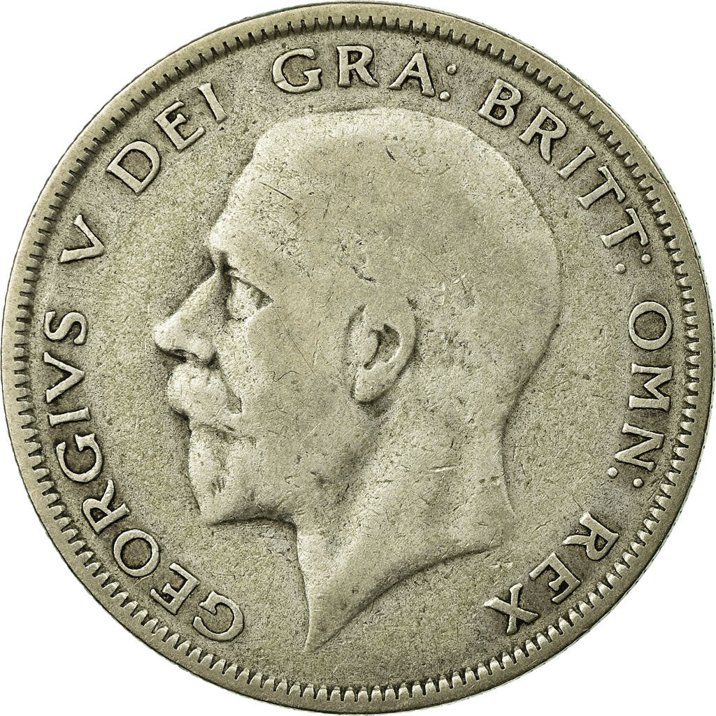 Coin, Great Britain, George V, 1/2 Crown, 1931, VF(20-25), Silver, KM:835