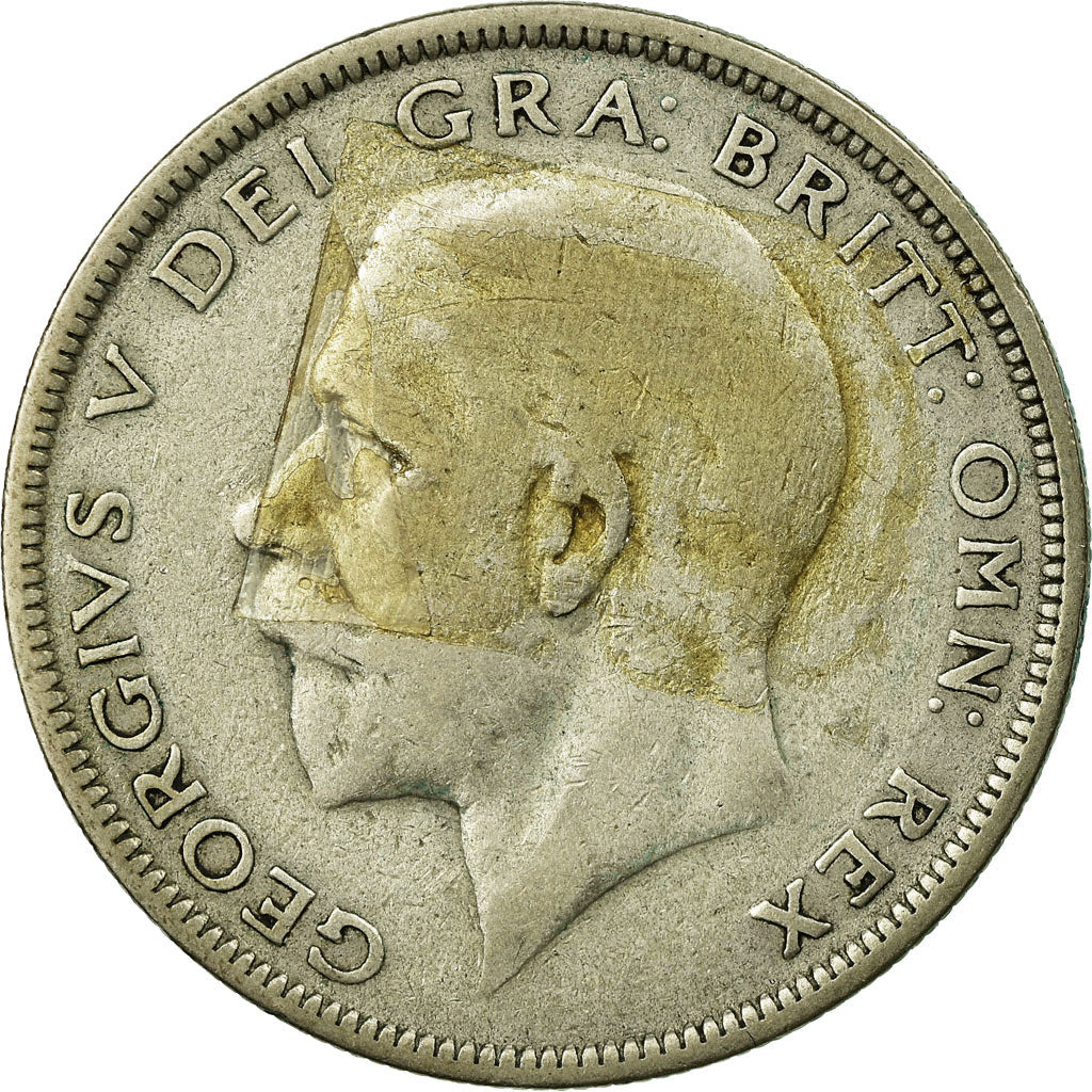 Moneta, Gran Bretagna, George V, 1/2 Crown, 1932, MB, Argento, KM:835