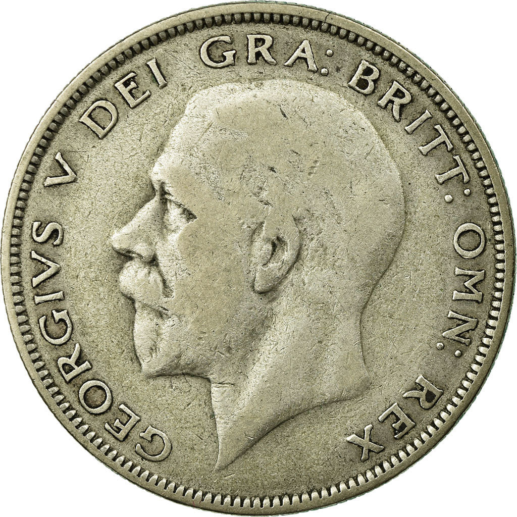 Coin, Great Britain, George V, 1/2 Crown, 1933, VF(20-25), Silver, KM:835