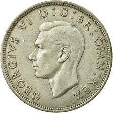 Coin, Great Britain, George VI, 1/2 Crown, 1937, EF(40-45), Silver, KM:856