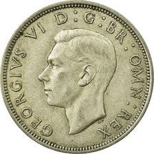 Coin, Great Britain, George VI, 1/2 Crown, 1942, EF(40-45), Silver, KM:856