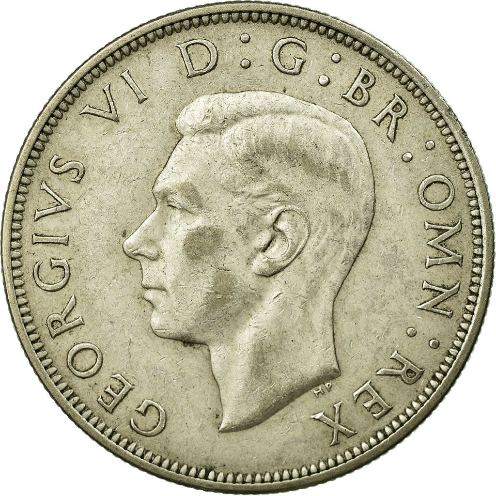Coin, Great Britain, George VI, 1/2 Crown, 1946, EF(40-45), Silver, KM:856