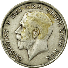 Coin, Great Britain, George V, 1/2 Crown, 1914, VF(20-25), Silver, KM:818.1