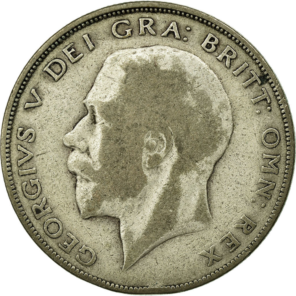 Coin, Great Britain, George V, 1/2 Crown, 1926, VF(20-25), Silver, KM:818.2