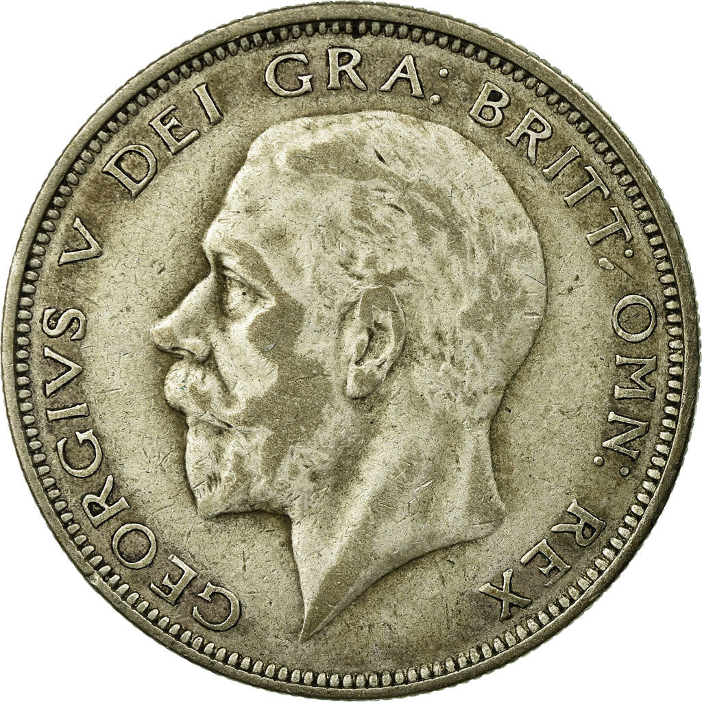 Coin, Great Britain, George V, 1/2 Crown, 1927, VF(20-25), Silver, KM:830