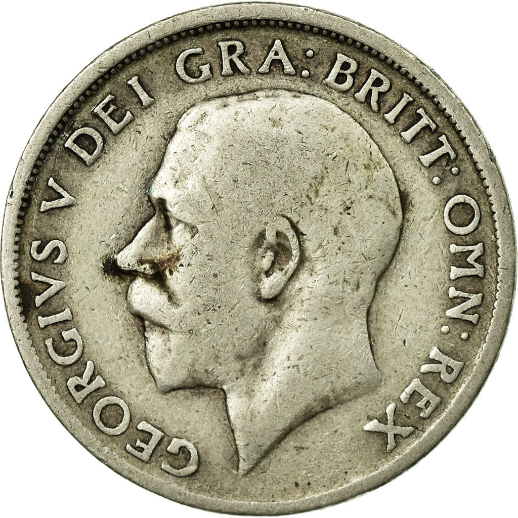 Coin, Great Britain, George V, Shilling, 1916, VF(20-25), Silver, KM:816