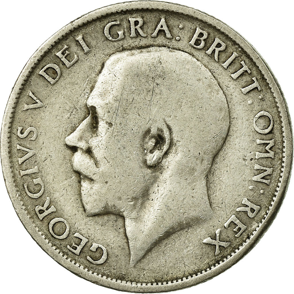 Coin, Great Britain, George V, Shilling, 1917, VF(20-25), Silver, KM:816