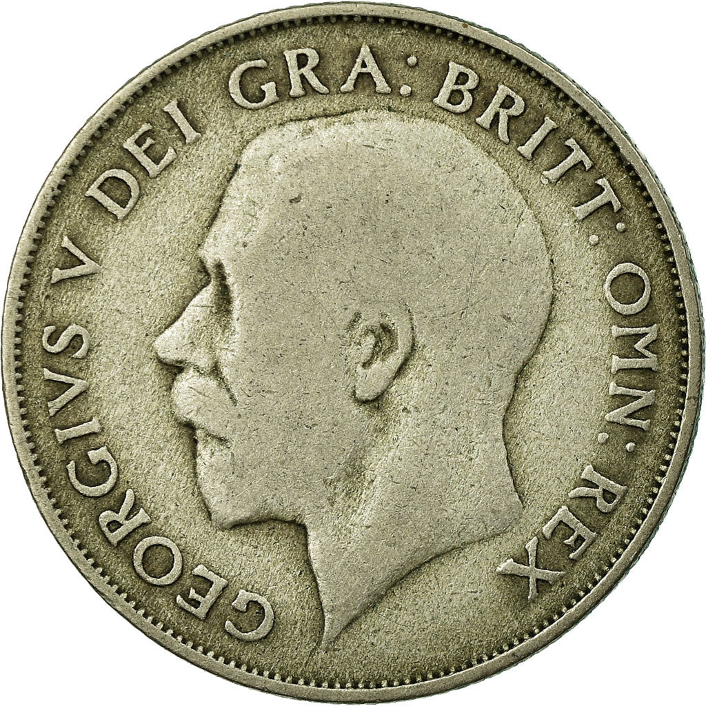 Moneda, Gran Bretaña, George V, Shilling, 1921, BC+, Plata, KM:816a