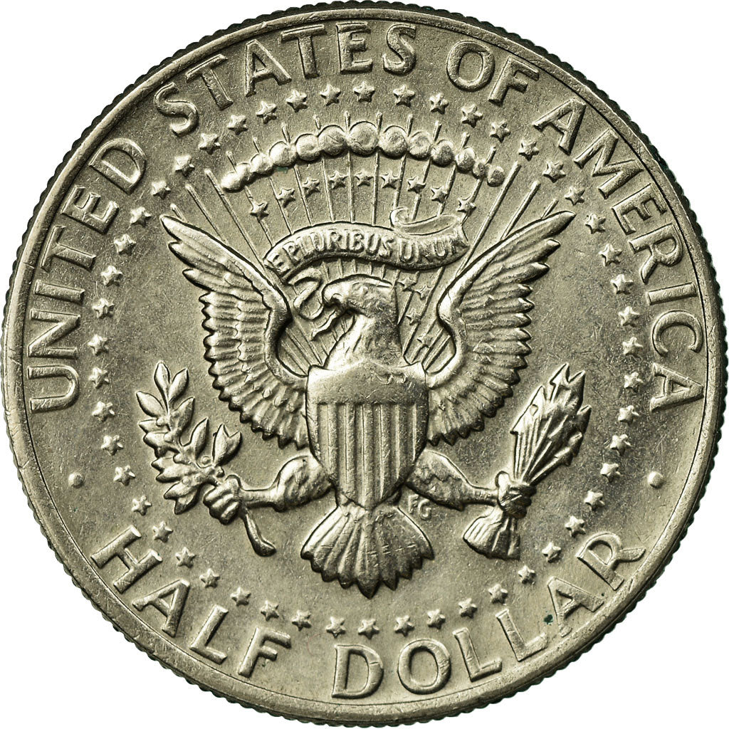 Coin, United States, Kennedy Half Dollar, Half Dollar, 1974, U.S. Mint
