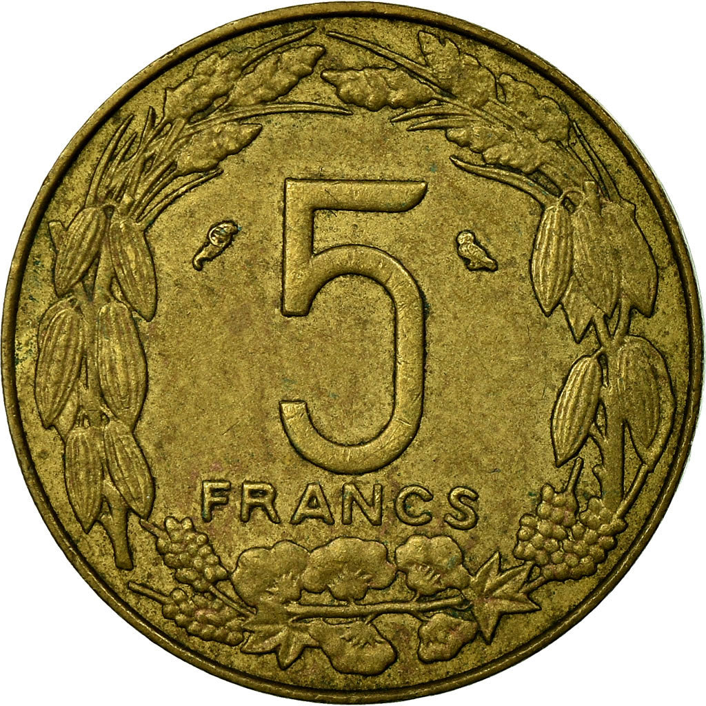 Coin, EQUATORIAL AFRICAN STATES, 5 Francs, 1961, Paris, EF(40-45)