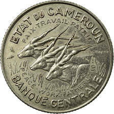 Coin, Cameroon, 100 Francs, 1968, Paris, EF(40-45), Nickel, KM:14