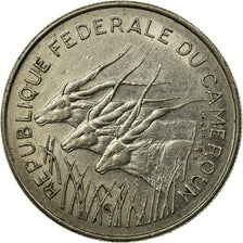 Coin, Cameroon, 100 Francs, 1972, Paris, EF(40-45), Nickel, KM:15